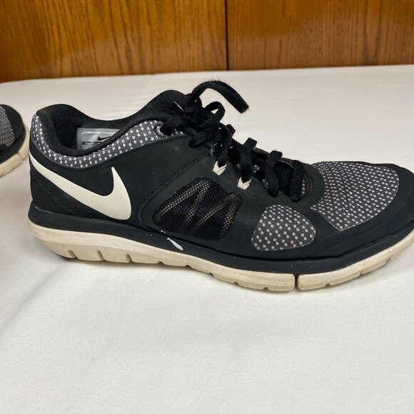 Nike Flex Run 644477 5 Black Athletic Shoes - Picture 9 of 11